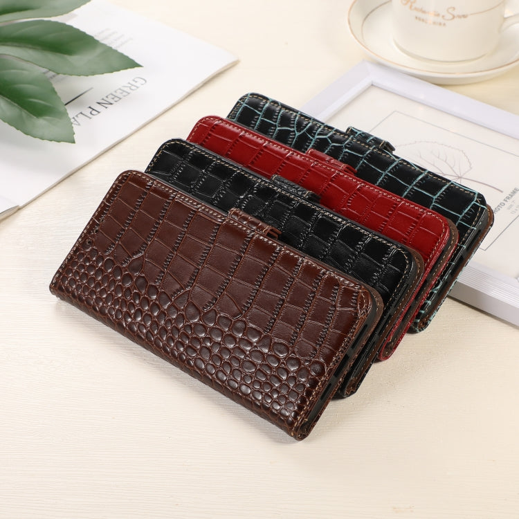 For Honor X20 SE Crocodile Top Layer Cowhide Leather Phone Case(Red) - Honor Cases by buy2fix | Online Shopping UK | buy2fix