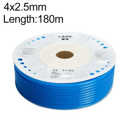 LAIZE Pneumatic Compressor Air Flexible PU Tube, Specification:4x2.5mm, 180m(Blue) - PU Air Pipe by LAIZE | Online Shopping UK | buy2fix