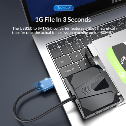 ORICO UTS2 USB 3.0 2.5-inch SATA HDD Adapter with 12V 2A Power Adapter, Cable Length:1m(UK Plug) - USB to IDE / SATA by ORICO | Online Shopping UK | buy2fix