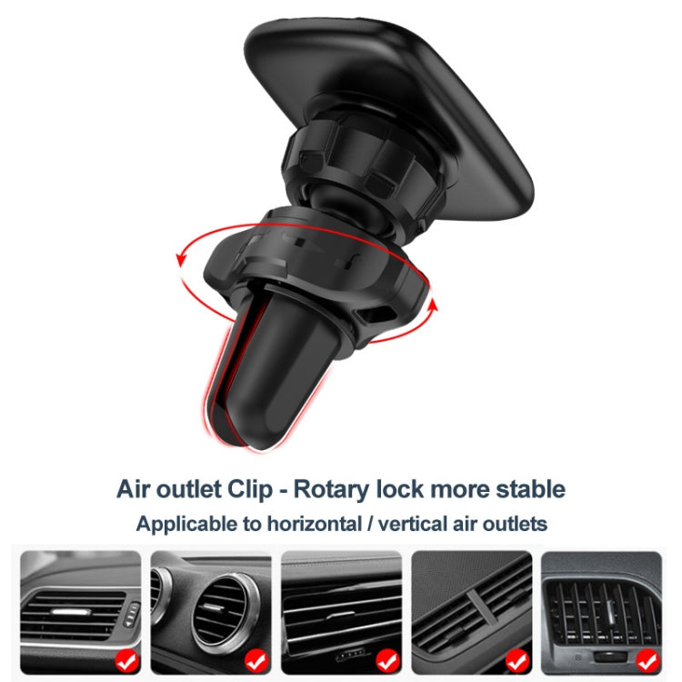 IMAK C5-F1 Magnetic Air Outlet Car Holder(Black) - In Car by imak | Online Shopping UK | buy2fix