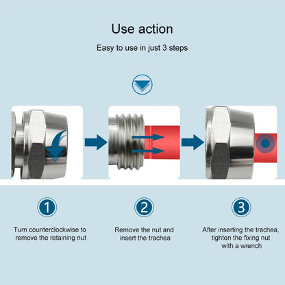 PZA-8 LAIZE Nickel Plated Copper Y-type Tee Pneumatic Quick Connector -  by LAIZE | Online Shopping UK | buy2fix