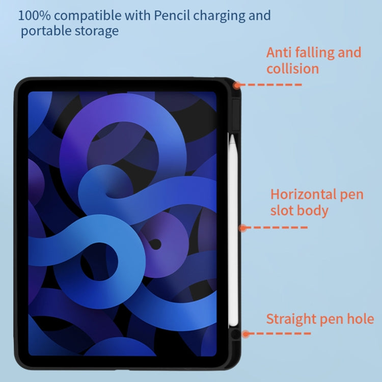 For iPad 2025 / 2022 Acrylic 360 Degree Rotation Holder Tablet Leather Case(Black) - iPad 2025 / 2022 Cases by buy2fix | Online Shopping UK | buy2fix