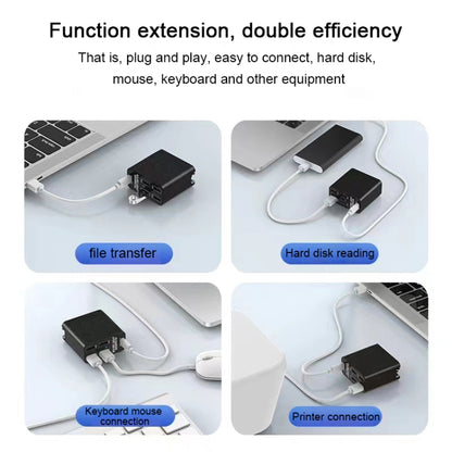 X83 65W Output USB-C / Type-C + 4 Ports USB HUB PD Charger, US Plug - USB Charger by buy2fix | Online Shopping UK | buy2fix