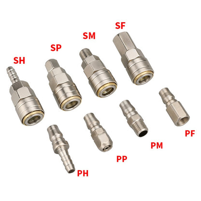 LAIZE SH+PH-20 10pcs C-type Self-lock Pneumatic Quick Fitting Connector - Interface Series by LAIZE | Online Shopping UK | buy2fix