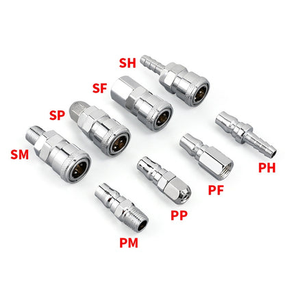 LAIZE SF-40 10pcs C-type Self-lock Air Tube Pneumatic Quick Fitting Connector - Interface Series by LAIZE | Online Shopping UK | buy2fix