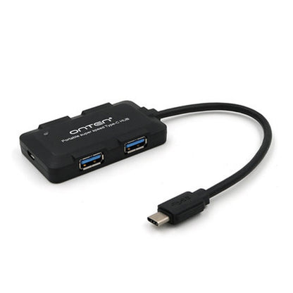 Onten OTN-9102 4-port USB3.0 Portable HUB Docking Station(Black) - USB HUB by Onten | Online Shopping UK | buy2fix