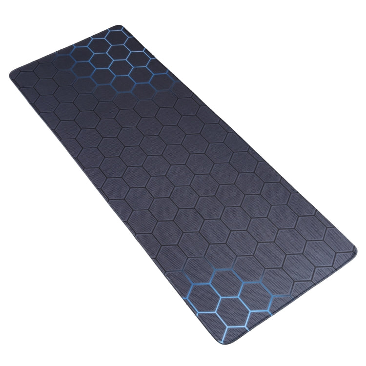 Anti-Slip Rubber Cloth Surface Game Mouse Mat Keyboard Pad, Size:80 x 30 x 0.2cm(Blue Honeycomb) - Mouse Pads by buy2fix | Online Shopping UK | buy2fix