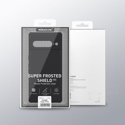 For Google Pixel 7 Pro 5G NILLKIN Super Frosted Shield Pro PC + TPU Phone Case(Black) - Google Cases by NILLKIN | Online Shopping UK | buy2fix