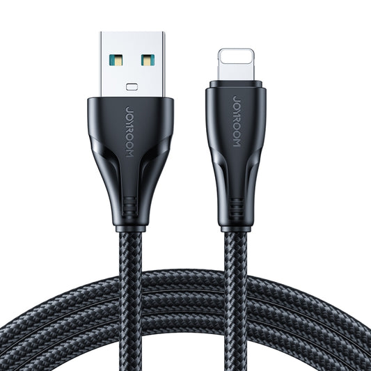 JOYROOM 2.4A USB to 8 Pin Surpass Series Fast Charging Data Cable, Length:0.25m(Black) - Normal Style Cable by JOYROOM | Online Shopping UK | buy2fix