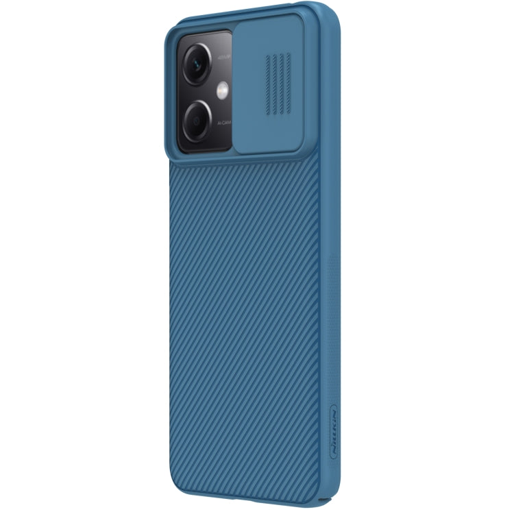 For Xiaomi Redmi Note 12 China NILLKIN Black Mirror Series PC Camshield Full Coverage Dust-proof Scratch Resistant Case(Blue) - Xiaomi Cases by NILLKIN | Online Shopping UK | buy2fix