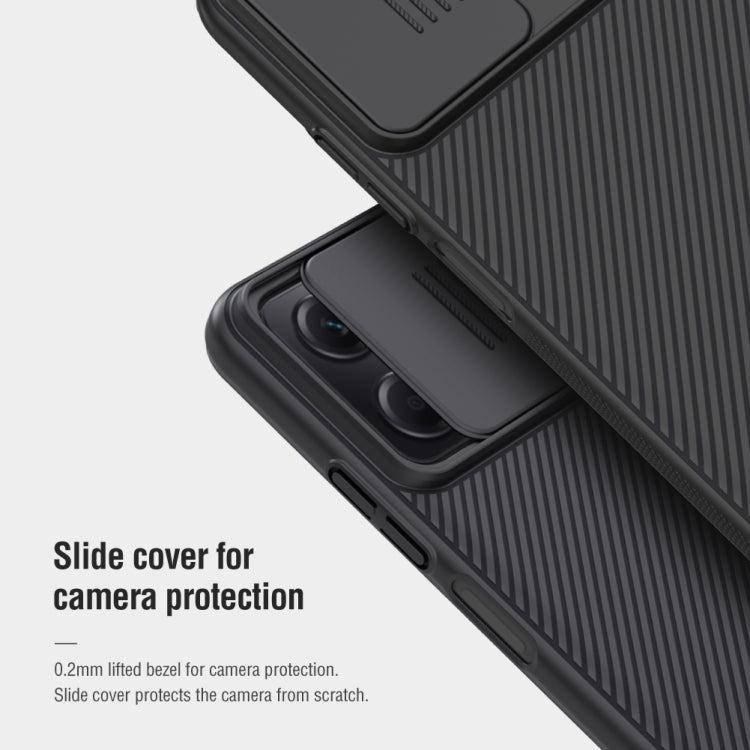 For Xiaomi Redmi Note 12 China NILLKIN Black Mirror Series PC Camshield Full Coverage Dust-proof Scratch Resistant Case(Blue) - Xiaomi Cases by NILLKIN | Online Shopping UK | buy2fix