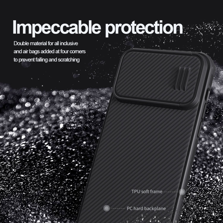 For iPhone 14 Pro Max NILLKIN CamShield S PC Phone Case(Black) - iPhone 14 Pro Max Cases by NILLKIN | Online Shopping UK | buy2fix