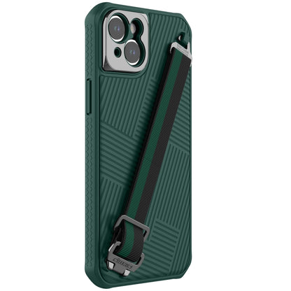 For iPhone 14 Plus NILLKIN Shadow Series Magnetic Magsafe Phone Case(Green) - iPhone 14 Plus Cases by NILLKIN | Online Shopping UK | buy2fix