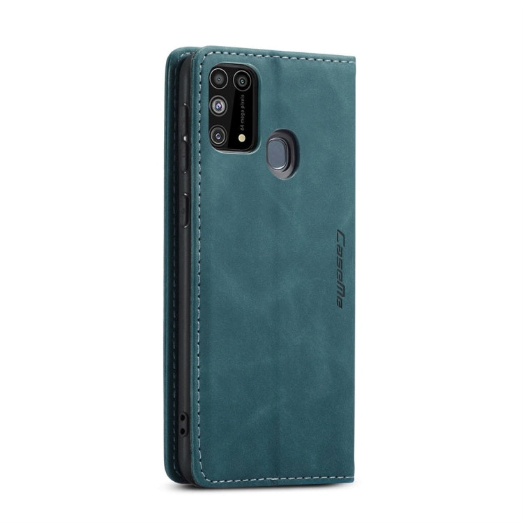 For Galaxy M31 CaseMe-013 Multifunctional Horizontal Flip Leather Case with Card Slot & Holder & Wallet(Blue) - Galaxy Phone Cases by CaseMe | Online Shopping UK | buy2fix