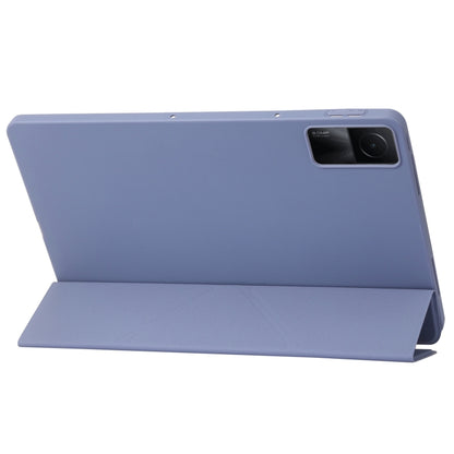 For Xiaomi Redmi Pad 10.6 Deformation Silicone Leather Tablet Case(Lavender) -  by buy2fix | Online Shopping UK | buy2fix