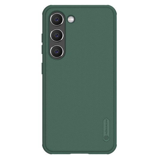 For Samsung Galaxy S23 5G NILLKIN Super Frosted Shield Pro PC + TPU Phone Case(Green) - Galaxy S23 5G Cases by NILLKIN | Online Shopping UK | buy2fix