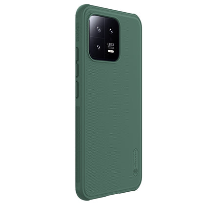 For Xiaomi 13 NILLKIN Frosted Shield Pro PC + TPU Phone Case(Green) - 13 Cases by NILLKIN | Online Shopping UK | buy2fix