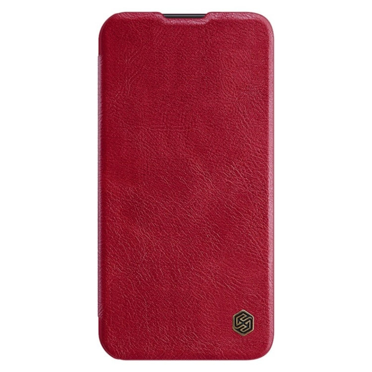 For Samsung Galaxy S23+ 5G NILLKIN QIN Series Pro Sliding Camera Cover Design Leather Phone Case(Red) - Galaxy S23+ 5G Cases by NILLKIN | Online Shopping UK | buy2fix