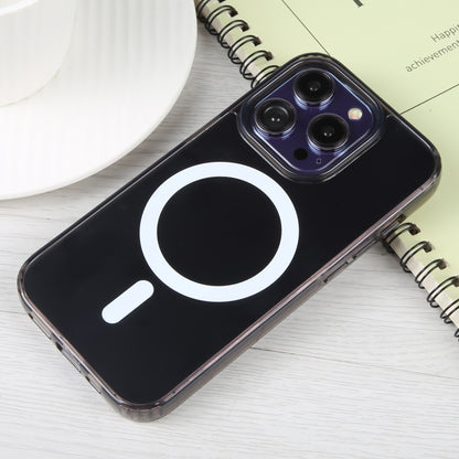 For iPhone 14 Pro GEBEI MagSafe Magnetic Transparent Phone Case (Transparent Black) - iPhone 14 Pro Cases by GEBEI | Online Shopping UK | buy2fix