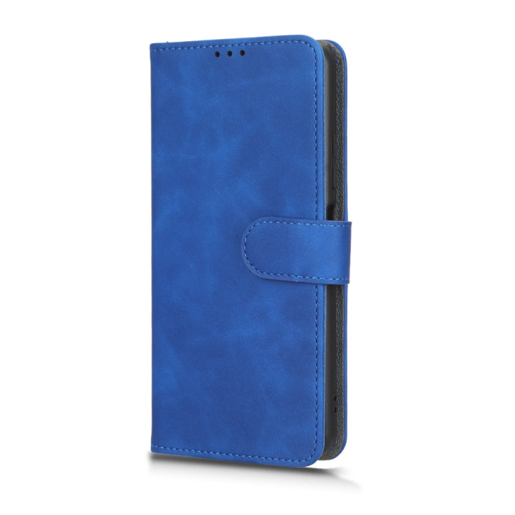 For Xiaomi Poco X5 5G / Redmi Note 12 5G Skin Feel Magnetic Flip Leather Phone Case(Blue) - Note 12 Cases by buy2fix | Online Shopping UK | buy2fix