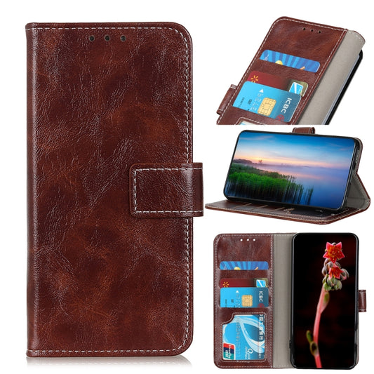 For Honor X7A Retro Crazy Horse Texture Horizontal Flip Leather Phone Case(Brown) - Honor Cases by buy2fix | Online Shopping UK | buy2fix