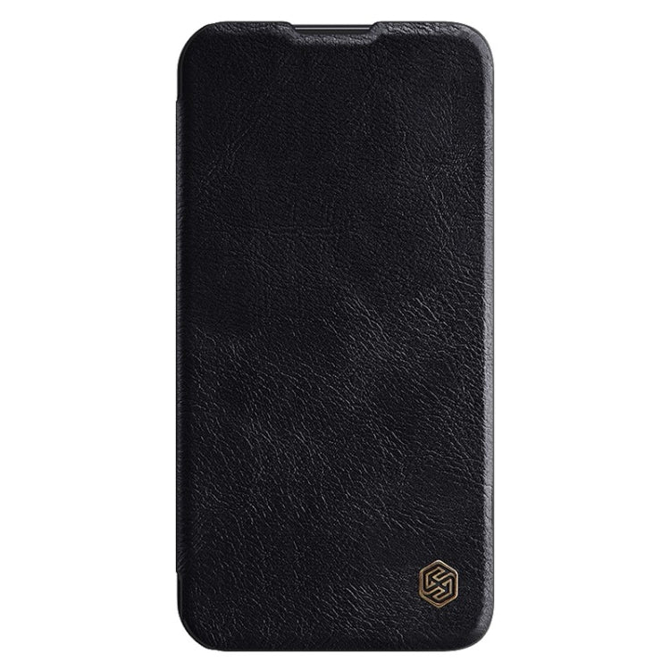 For Samsung Galaxy A54 5G NILLKIN QIN Series Pro Sliding Camera Cover Design Leather Phone Case(Black) - Galaxy Phone Cases by NILLKIN | Online Shopping UK | buy2fix