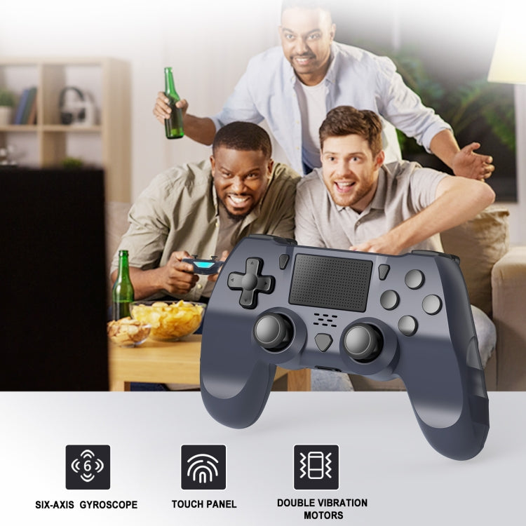 898 Bluetooth 5.0 Wireless Game Controller for PS4 / PC / Android(Grey) - Gamepads by buy2fix | Online Shopping UK | buy2fix