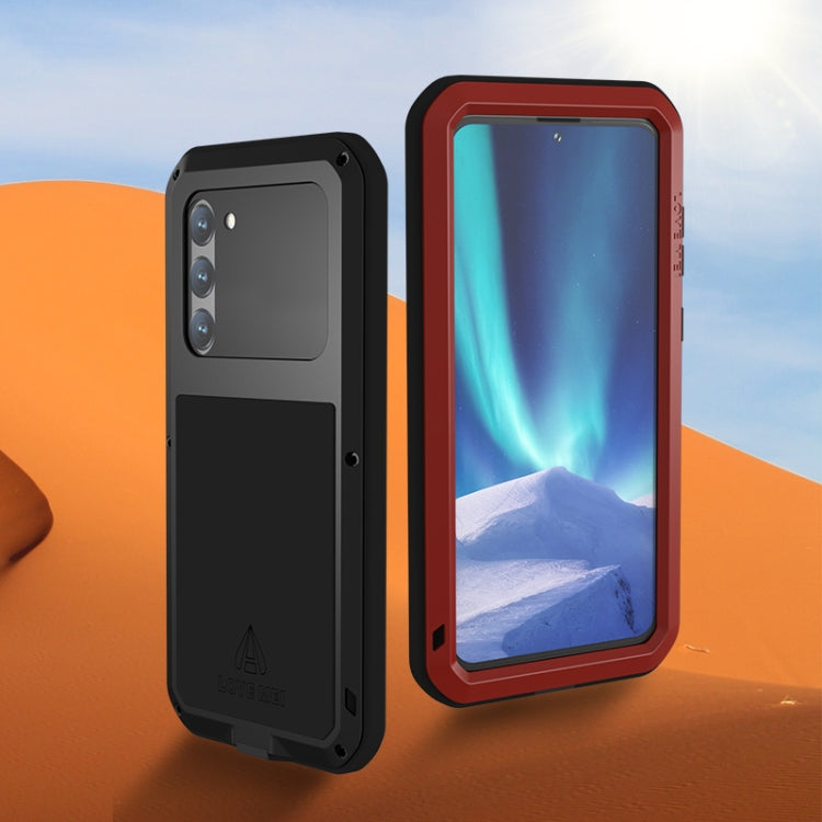 For Samsung Galaxy S23+ 5G LOVE MEI Metal Shockproof Life Waterproof Dustproof Phone Case(Silver) - Galaxy S23+ 5G Cases by LOVE MEI | Online Shopping UK | buy2fix