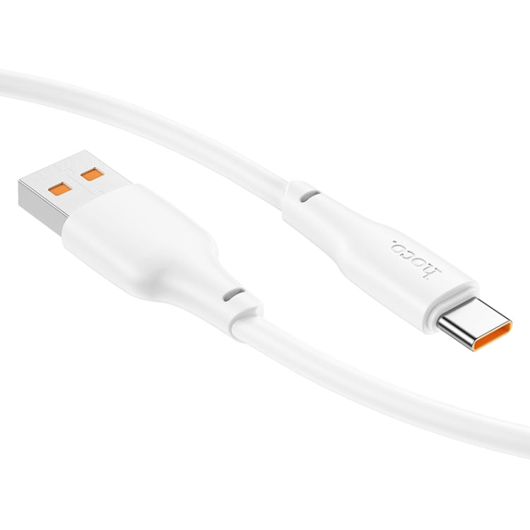 hoco X93 27W USB to USB-C/Type-C Data Cable, Length:1m(White) - USB-C & Type-C Cable by hoco | Online Shopping UK | buy2fix