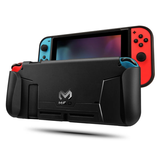 For Nintendo Switch TPU Protective Shell Integrated NS Protective Sleeve Can Be Placed On The Base(Black) - Cases by buy2fix | Online Shopping UK | buy2fix