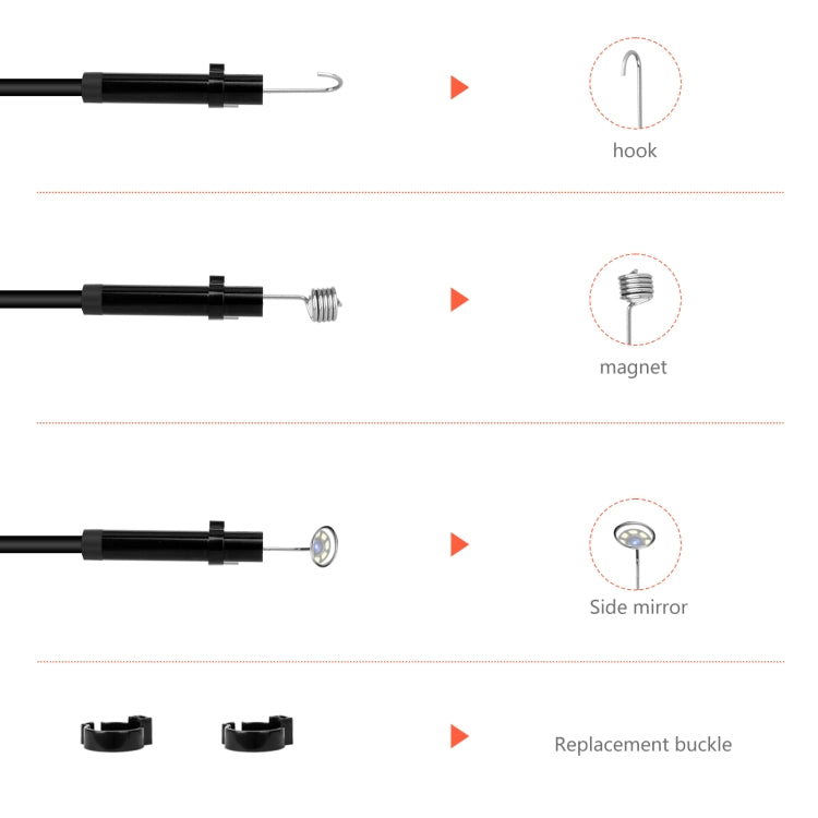 P130 3.9mm 4.3 inch Single Camera with Screen Endoscope, Length:2m - Consumer Electronics by buy2fix | Online Shopping UK | buy2fix