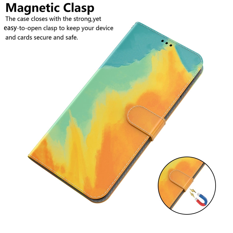 For Xiaomi Redmi 12C / 11A Watercolor Pattern Flip Leather Phone Case(Autumn Leaf) - Xiaomi Cases by buy2fix | Online Shopping UK | buy2fix