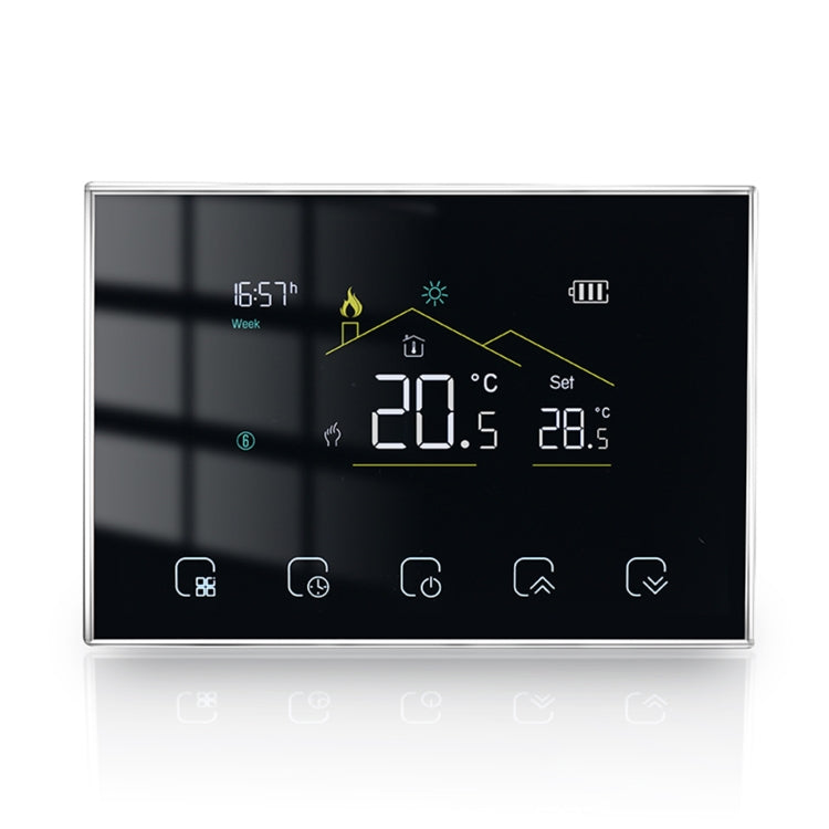 BHT-8000RF-VA- GBCW Wireless Smart LED Screen Thermostat With WiFi, Specification:Electric Boiler Heating - Consumer Electronics by buy2fix | Online Shopping UK | buy2fix