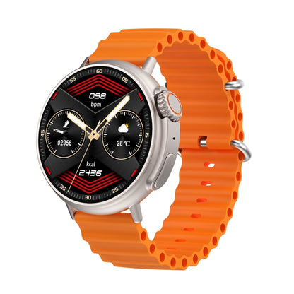 MT30 1.6 inch HD Screen TPU Strap Smart Watch Supports Voice Calls/Blood Oxygen Monitoring(Orange) - Smart Wear by buy2fix | Online Shopping UK | buy2fix