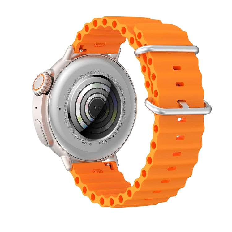 MT30 1.6 inch HD Screen TPU Strap Smart Watch Supports Voice Calls/Blood Oxygen Monitoring(Orange) - Smart Wear by buy2fix | Online Shopping UK | buy2fix