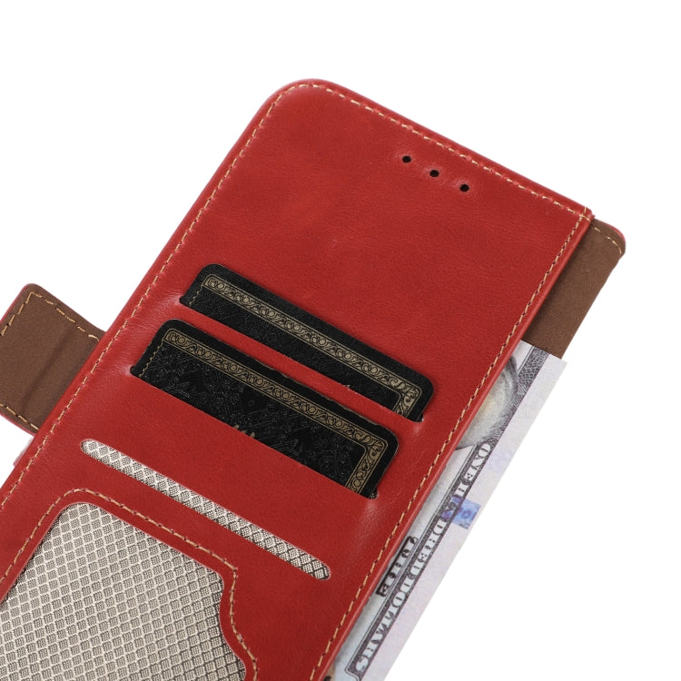 For Nokia G22 4G Crazy Horse Top Layer Cowhide Leather Phone Case(Red) - Nokia Cases by buy2fix | Online Shopping UK | buy2fix