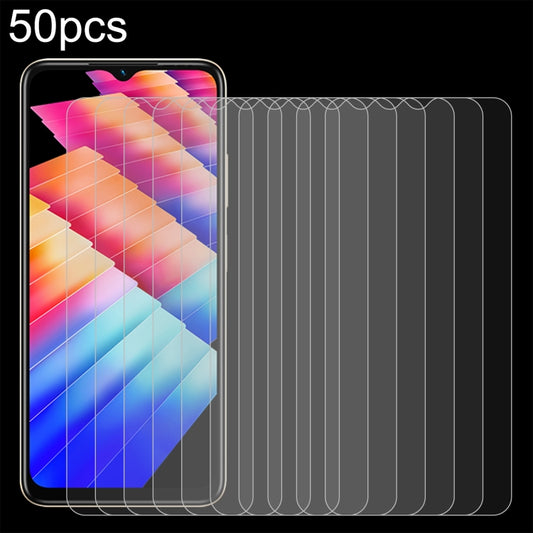 For Infinix Hot 30i 50pcs 0.26mm 9H 2.5D Tempered Glass Film - Others by buy2fix | Online Shopping UK | buy2fix