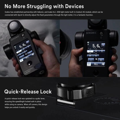 Godox XPro II TTL Wireless Flash Trigger For Olympus / Panasonic(Black) - Wireless Flash Trigger by Godox | Online Shopping UK | buy2fix