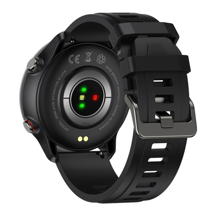 Zeblaze Stratos 2 Lite 1.32 inch IPS Screen 5 ATM Waterproof GPS Smart Watch, Support Heart Rate Monitoring / Sports Mode(Black) - Smart Watches by Zeblaze | Online Shopping UK | buy2fix