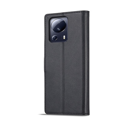 For Xiaomi 13 Lite LC.IMEEKE Calf Texture Horizontal Flip Leather Case(Black) - Xiaomi Cases by LC.IMEEKE | Online Shopping UK | buy2fix