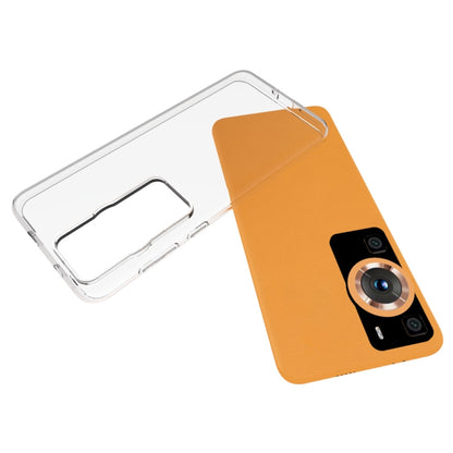For Huawei P60 / P60 Pro Waterproof Texture TPU Phone Case(Transparent) - Huawei Cases by buy2fix | Online Shopping UK | buy2fix