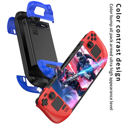 GKK For Steam Deck Color Contrast Anti-fall Game Console Case(Red) - Cover Case by GKK | Online Shopping UK | buy2fix