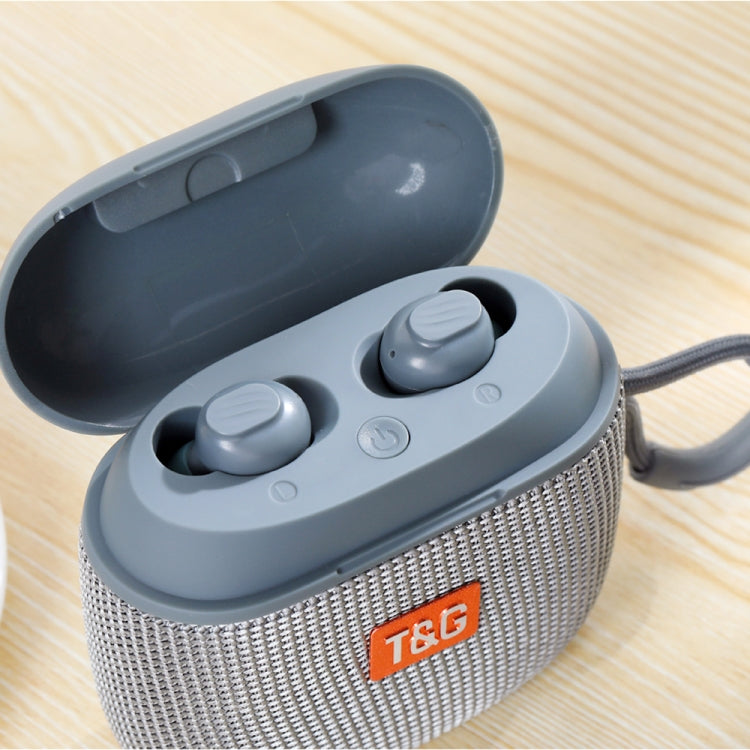T&G TG809 2 in 1 Portable Outdoor Wireless Speaker & Mini TWS Bluetooth Earbuds(Red) - Mini Speaker by T&G | Online Shopping UK | buy2fix