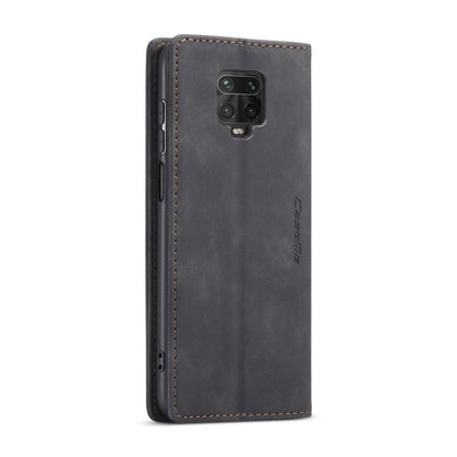 For Xiaomi Redmi Note 9 Pro/Note 9 Pro Max/Note 9s CaseMe 013 Multifunctional Horizontal Flip Leather Case, with Card Slot & Holder & Wallet(Black) - Xiaomi Accessories by CaseMe | Online Shopping UK | buy2fix