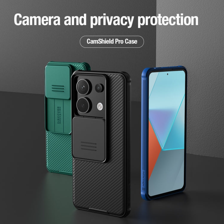 For Xiaomi Redmi Note 13 Pro 5G NILLKIN CamShield Pro PC Phone Case(Green) - Xiaomi Cases by NILLKIN | Online Shopping UK | buy2fix