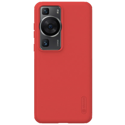 For Huawei P60 Pro / P60 NILLKIN Frosted Shield Pro PC + TPU Phone Case(Red) - Huawei Cases by NILLKIN | Online Shopping UK | buy2fix