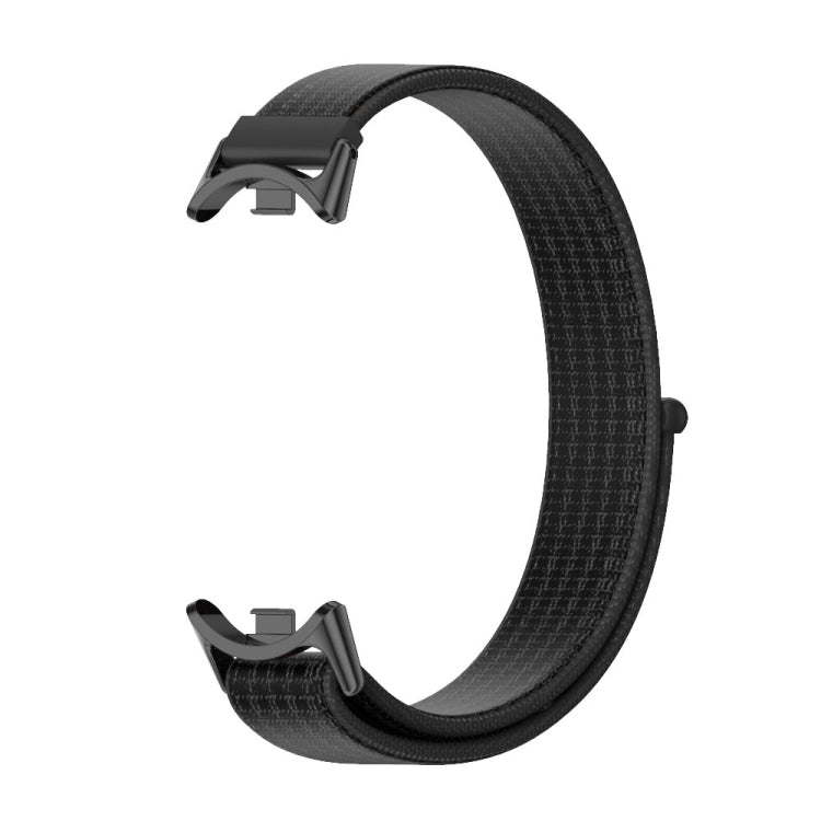 For Xiaomi Mi Band 8 / 9 / 9 NFC Mijobs Breathable Nylon Loop Watch Band(Black) - Watch Bands by MIJOBS | Online Shopping UK | buy2fix