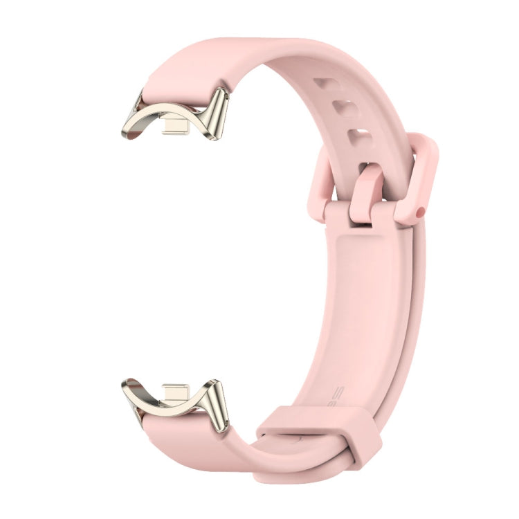 For Xiaomi Mi Band 8 / 9 / 9 NFC Mijobs Silicone Breathable Watch Band(Pink Light Gold) - Watch Bands by MIJOBS | Online Shopping UK | buy2fix