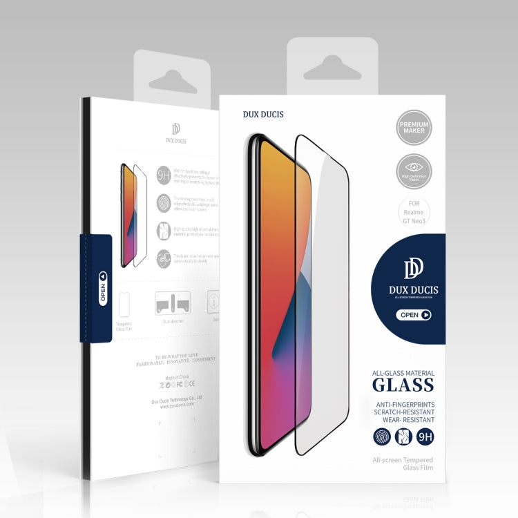 For Realme GT Neo3 10pcs DUX DUCIS 0.33mm 9H Medium Alumina Tempered Glass Film - Others by DUX DUCIS | Online Shopping UK | buy2fix