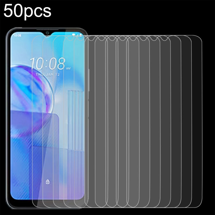 For HTC Wildfire E star 50pcs 0.26mm 9H 2.5D Tempered Glass Film - For HTC by buy2fix | Online Shopping UK | buy2fix